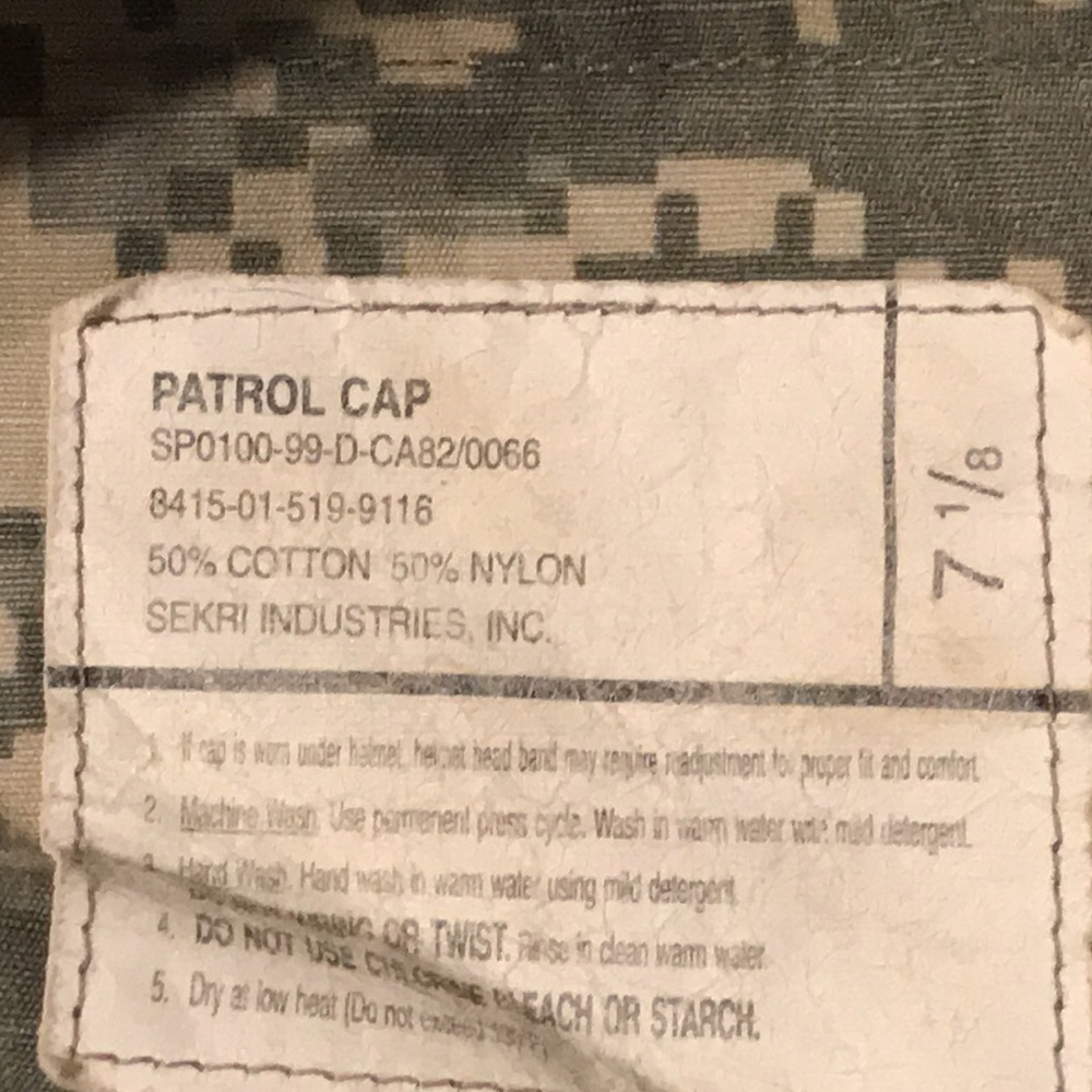 US Army Patrol Cap - Picture 6 of 6